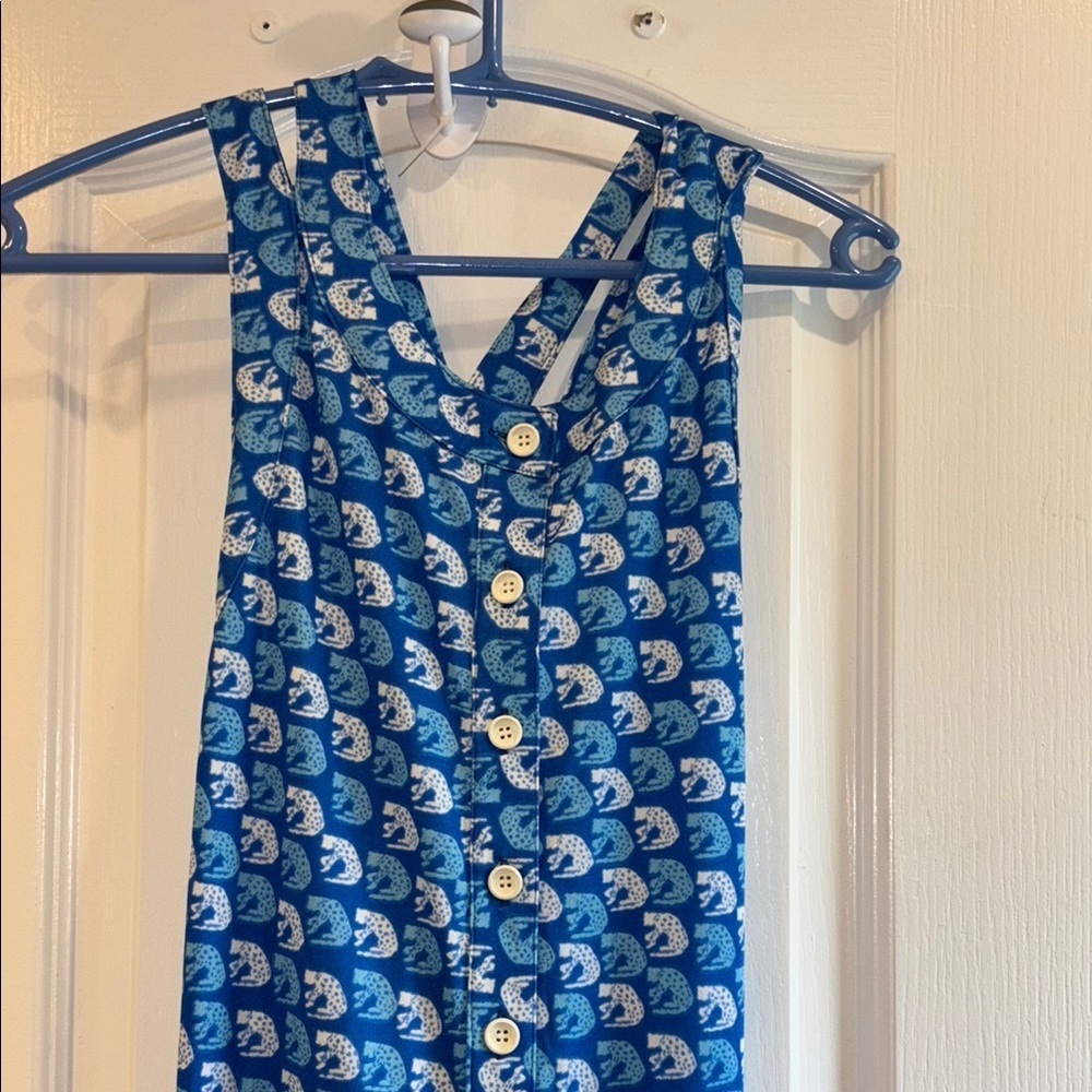GADGING BRAND FROM PARIS… GORGEOUS SHADES OF BLUE AND WHITE
TANK STYLE DRESS